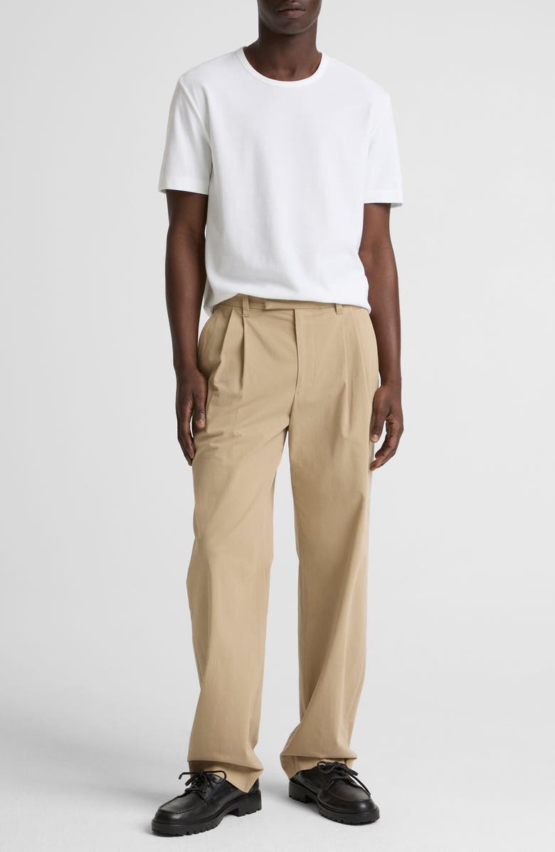 Vince Pima Cotton Piqué T-Shirt, Alternate, color, Optic White