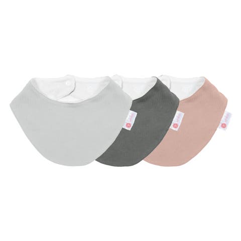 Baby Cotton Bandana Bib Bundle, 3-Pack