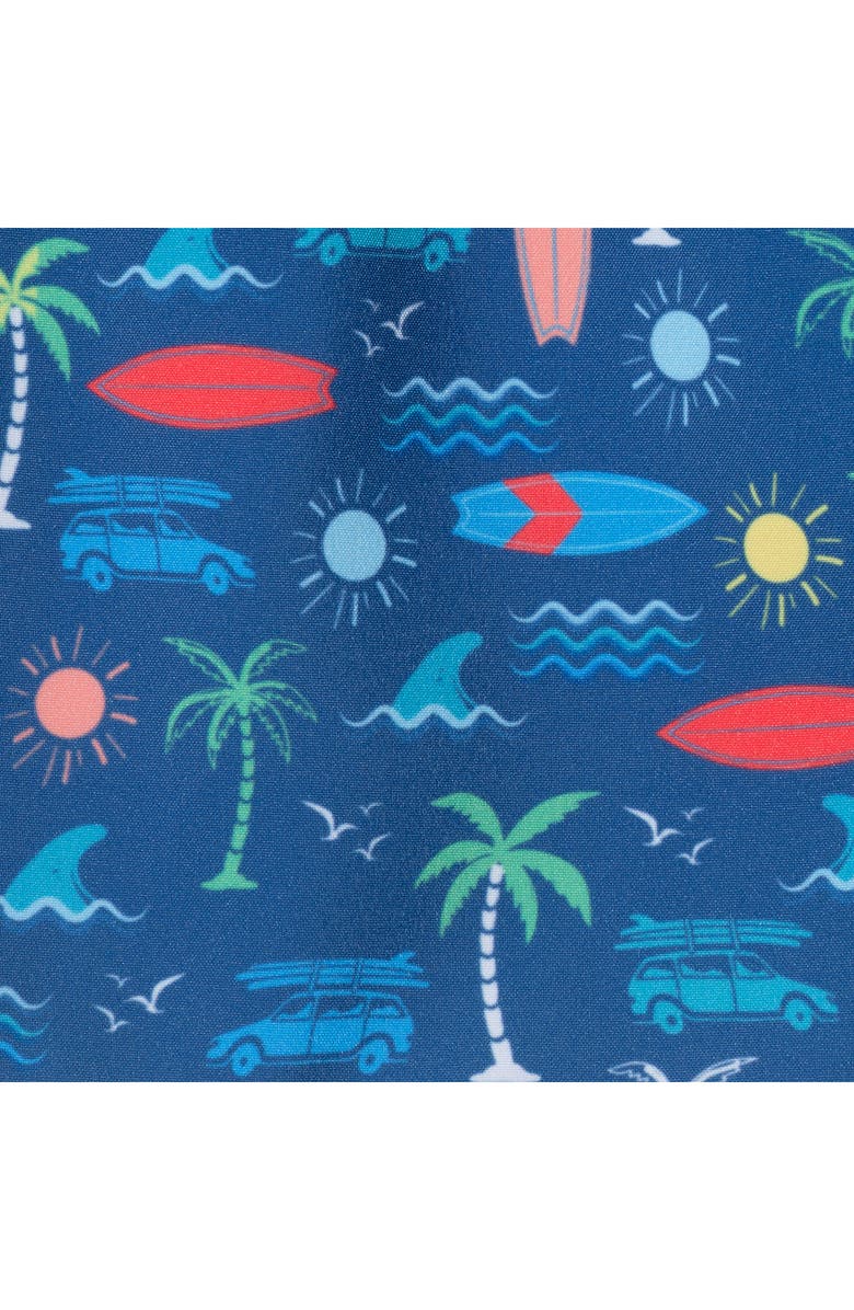 Andy & Evan Long Sleeve Two-Piece Rashguard Swimsuit, Alternate, color,