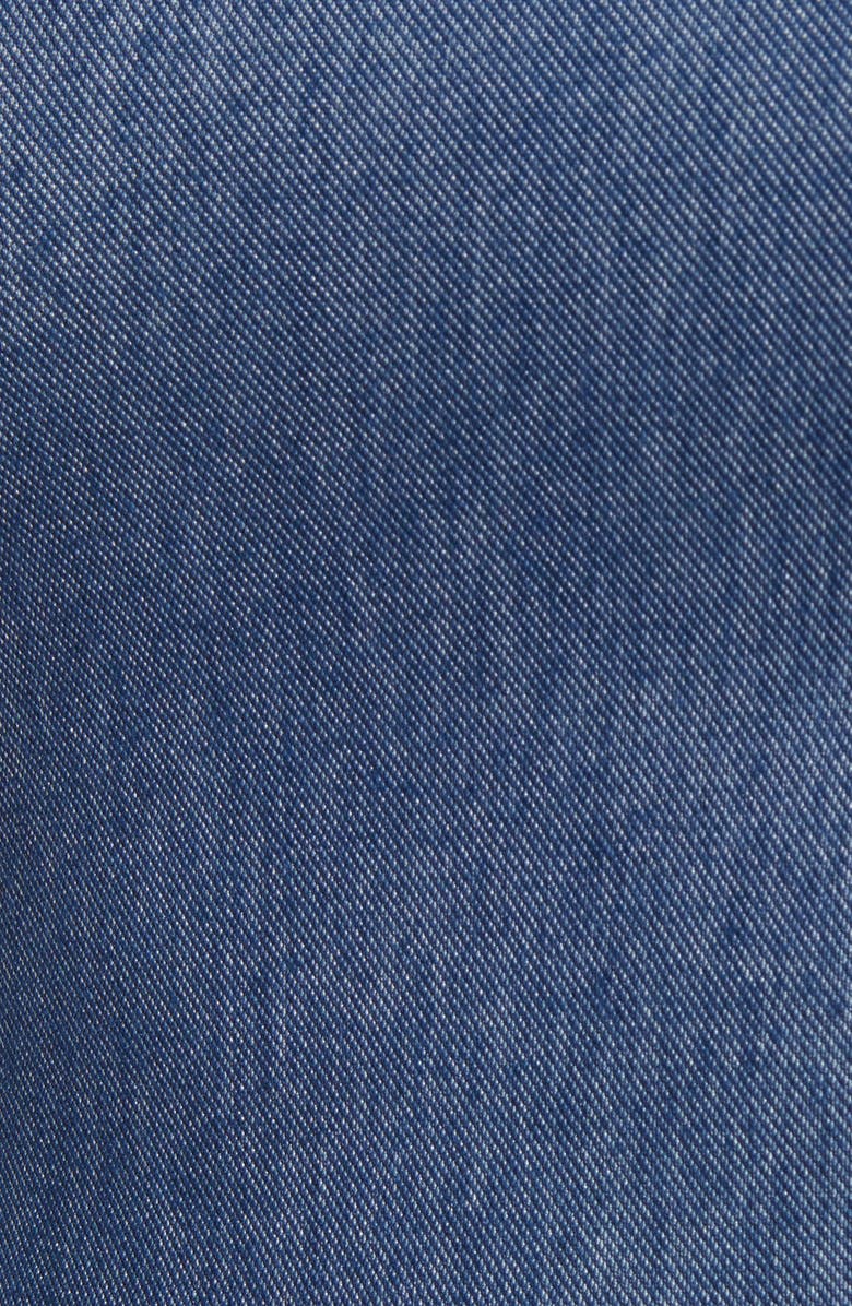 Naked Wardrobe Strapless Bootcut Stretch Cotton Jumpsuit, Alternate, color, 