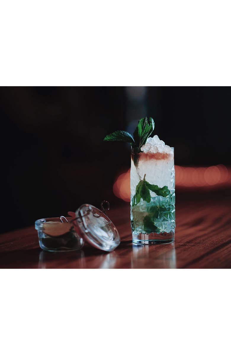 Luigi Bormioli Mixology Textures Set of 4 Glasses, Alternate, color,