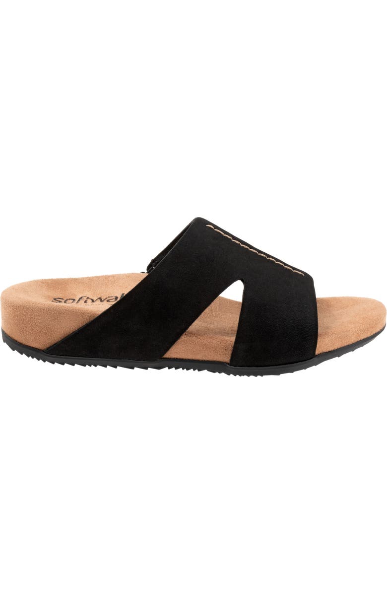 SoftWalk<sup>®</sup> Beverly Sandal, Alternate, color, Black Nubuck