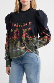 Cleobella Irina Floral Organic Cotton Top
