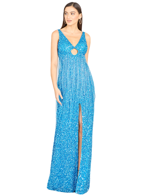 Regan Fringe Sequin Dress