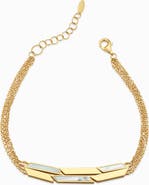 Oradina 14K Gold Aurora Bracelet