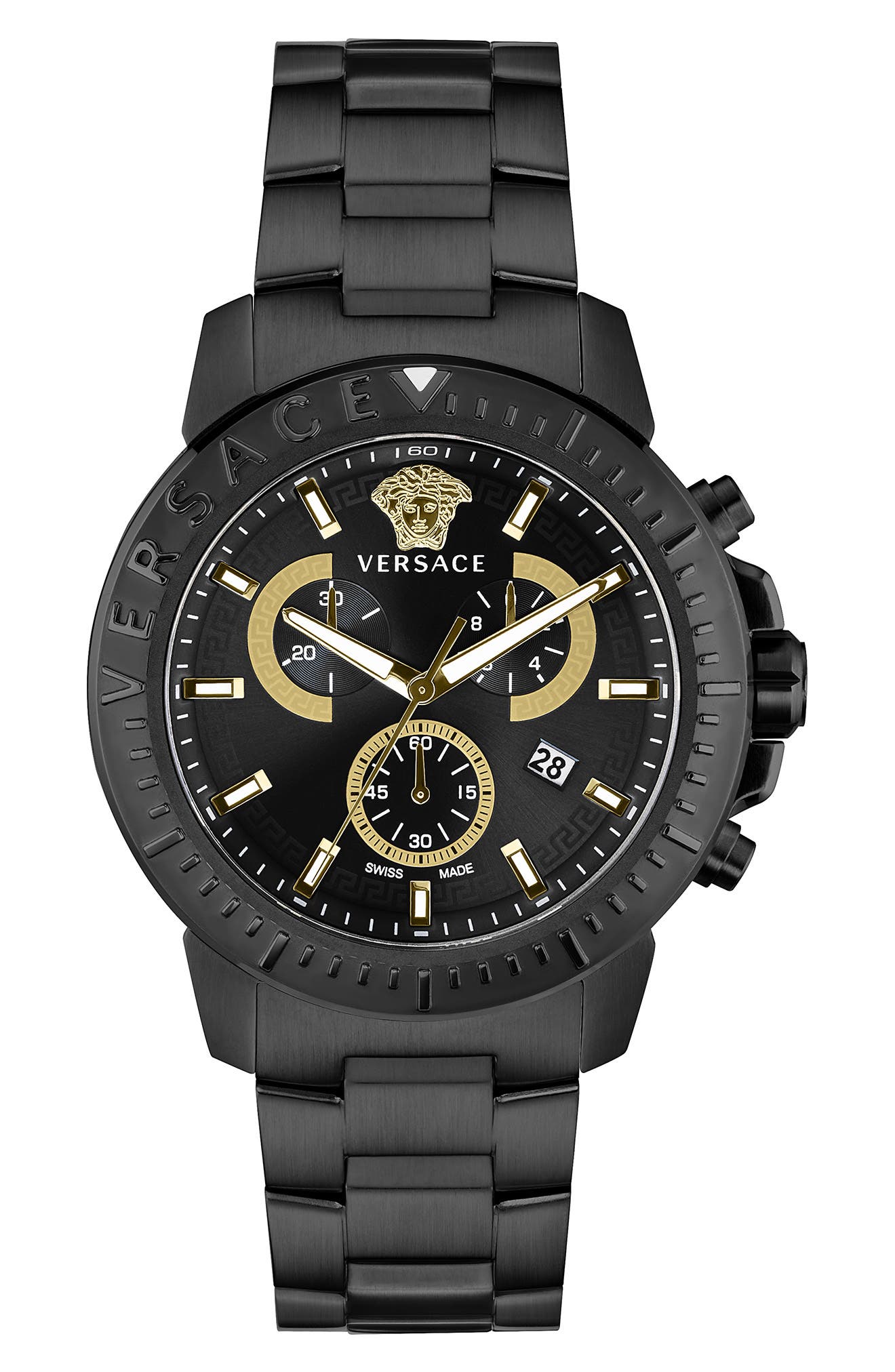 Versace New Chronograph Bracelet Watch, 45mm