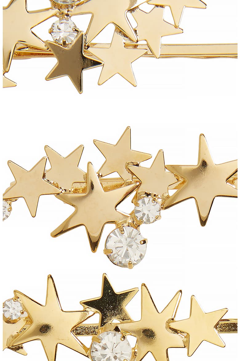 Crystal Cosmos 3-Pack Bobby Pin Set, Alternate, color, GOLD