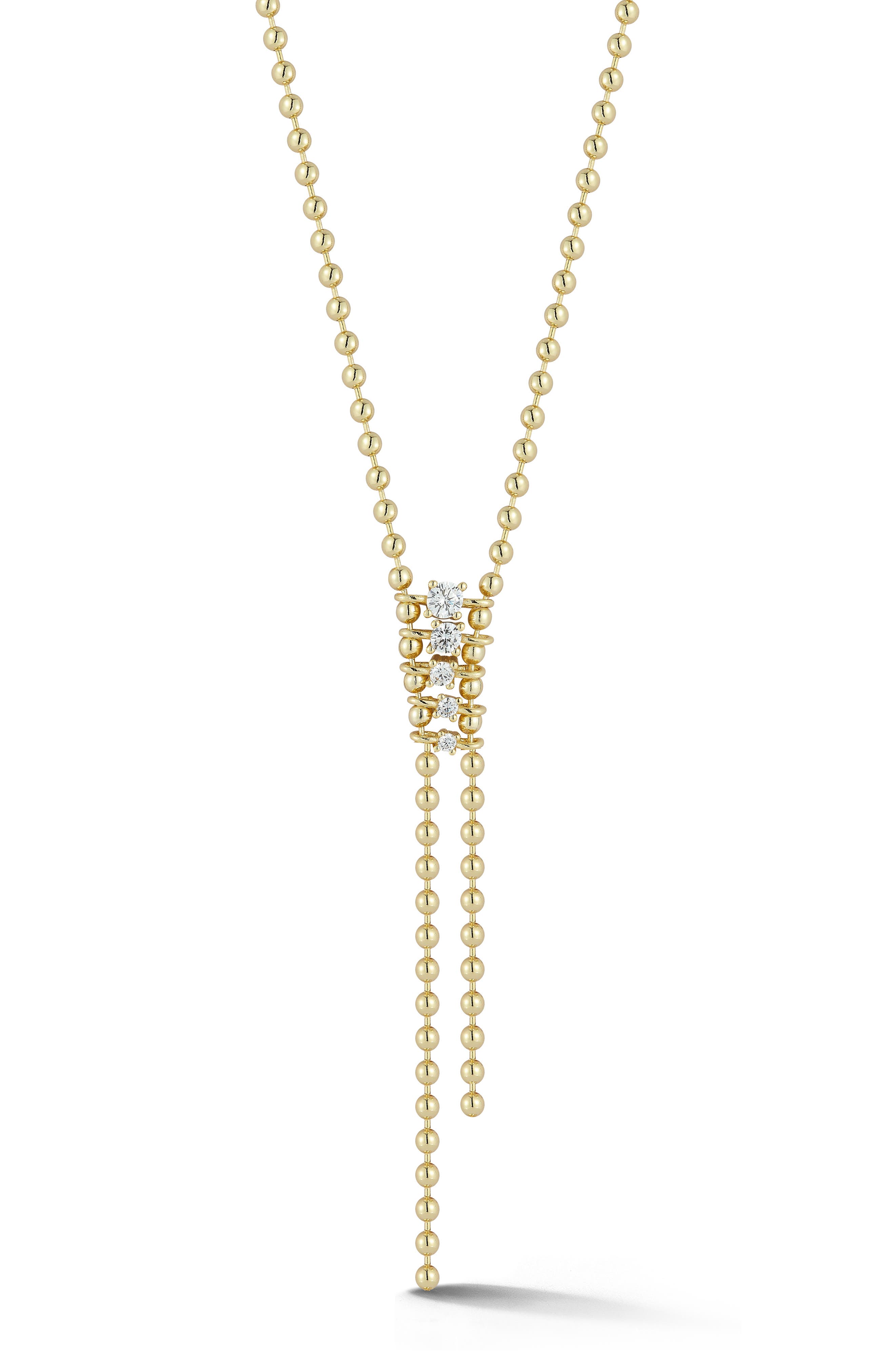 Cubic Zirconia Y-Necklace