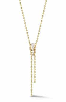 Cubic Zirconia Y-Necklace