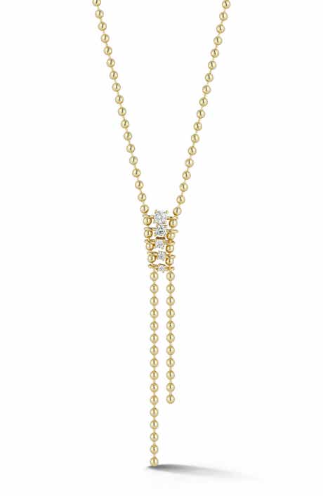 Cubic Zirconia Y-Necklace