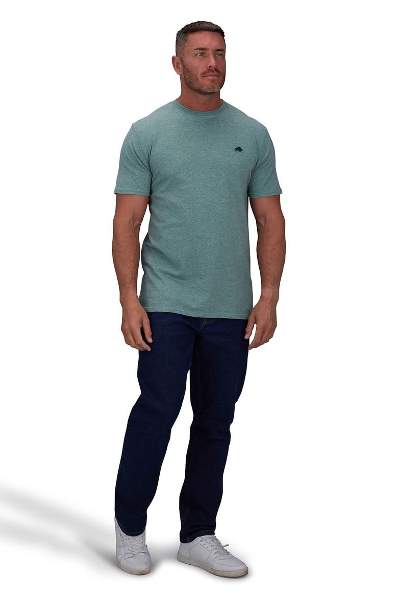 Classic Crew Neck Logo T-Shirt, Alternate, color, Green Marl