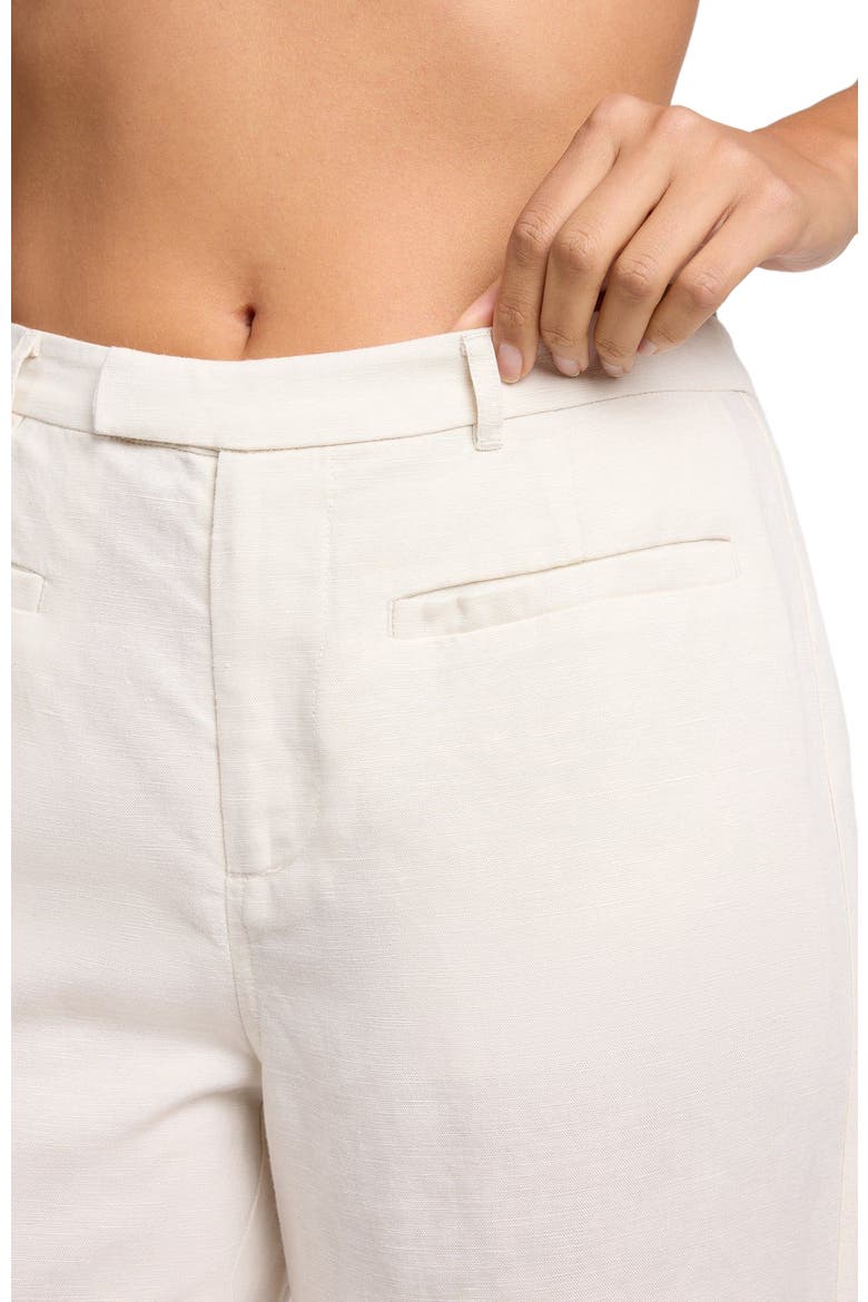 Air Linen Mid-Rise Pant, Alternate, color, NATURAL