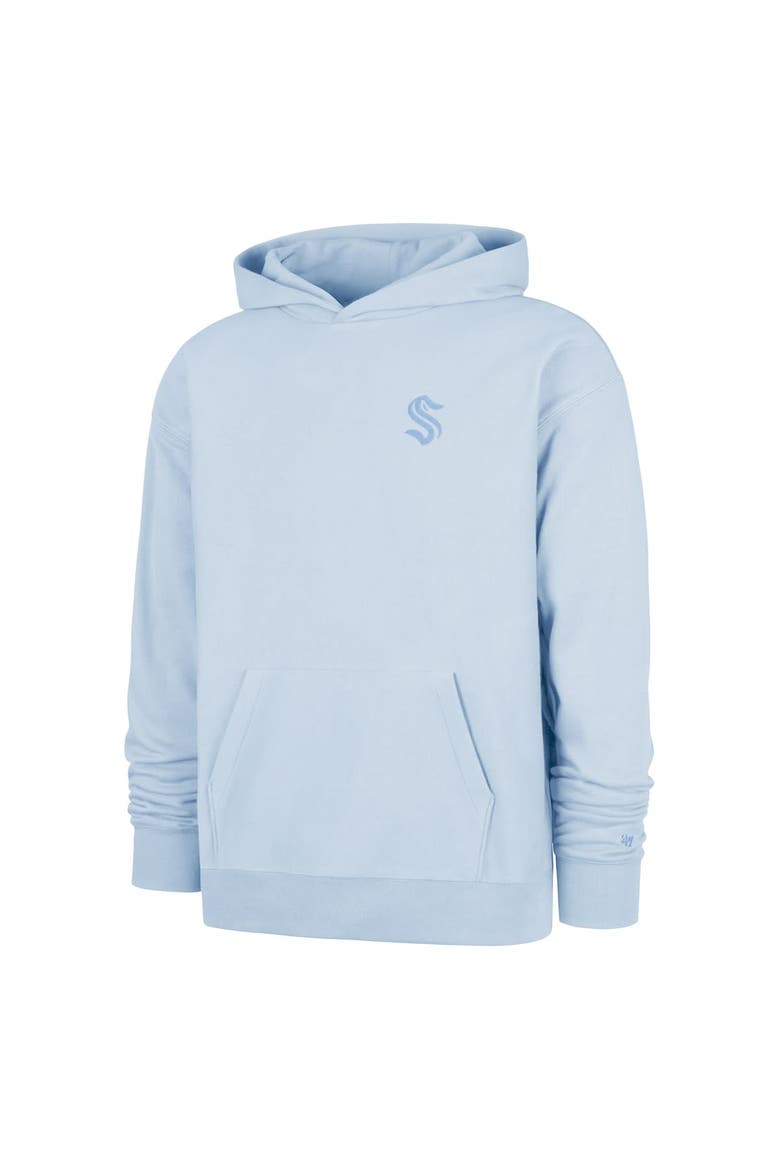 Men's '47  Light Blue Seattle Kraken Foundation Pullover Hoodie, Alternate, color, Light Blue