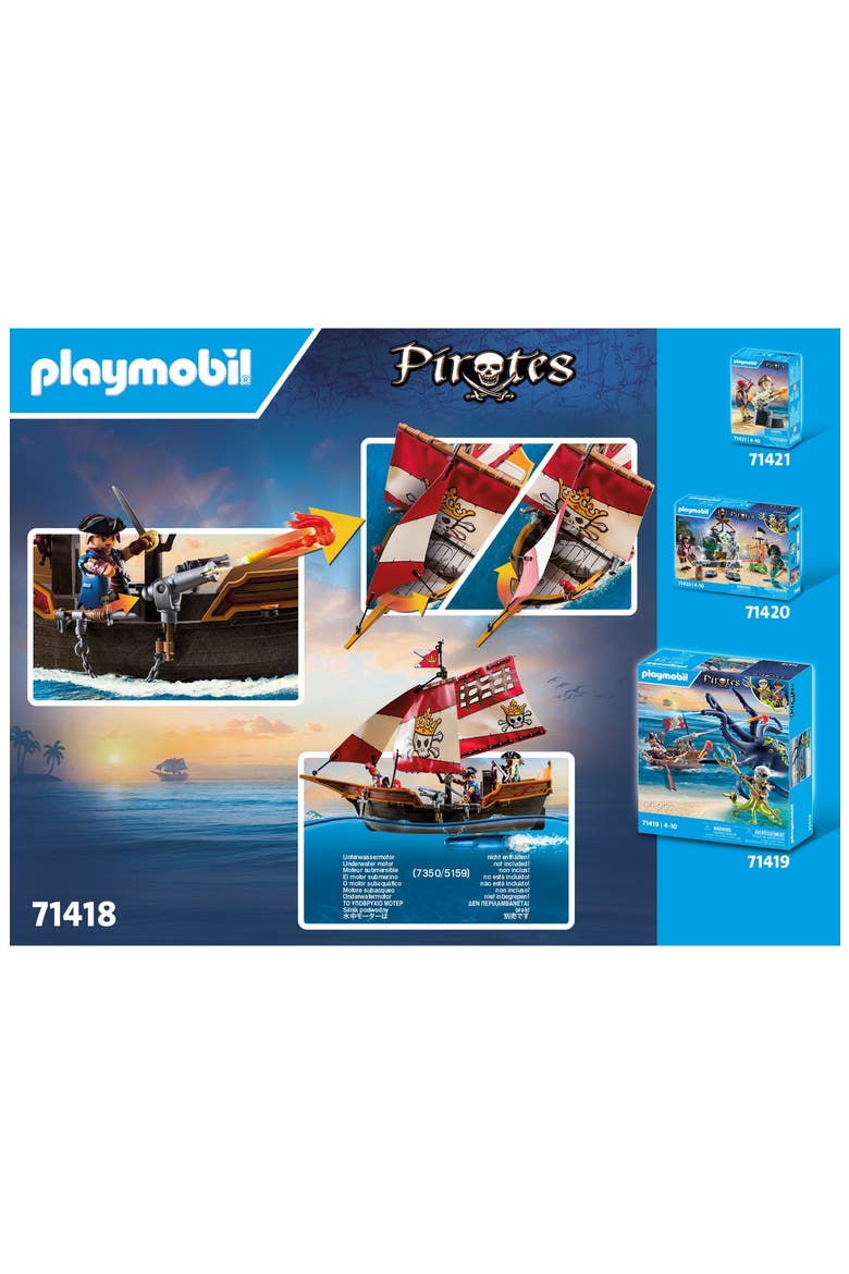 Pirate Ship Playset, Alternate, color, MULTI
