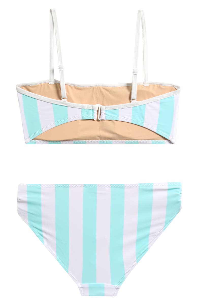 Shade Critters Kids' Seashore Stripe Two-Piece Swimsuit, Alternate, color, Mint