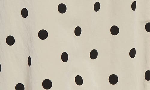 Jacquemus The Bateau Polka Dot Windbreaker In Print Dots Logo Off-white