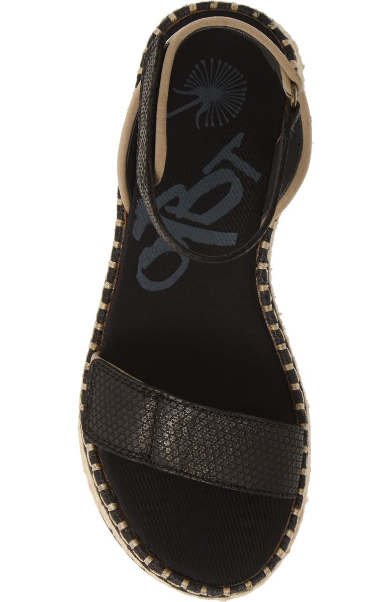 OTBT Reflector Espadrille Platform Sandal, Alternate, color,