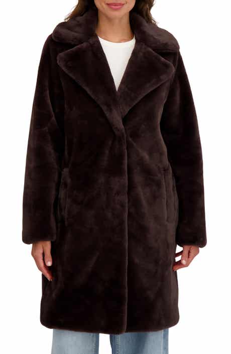 Sebby Cozy Faux Fur Coat