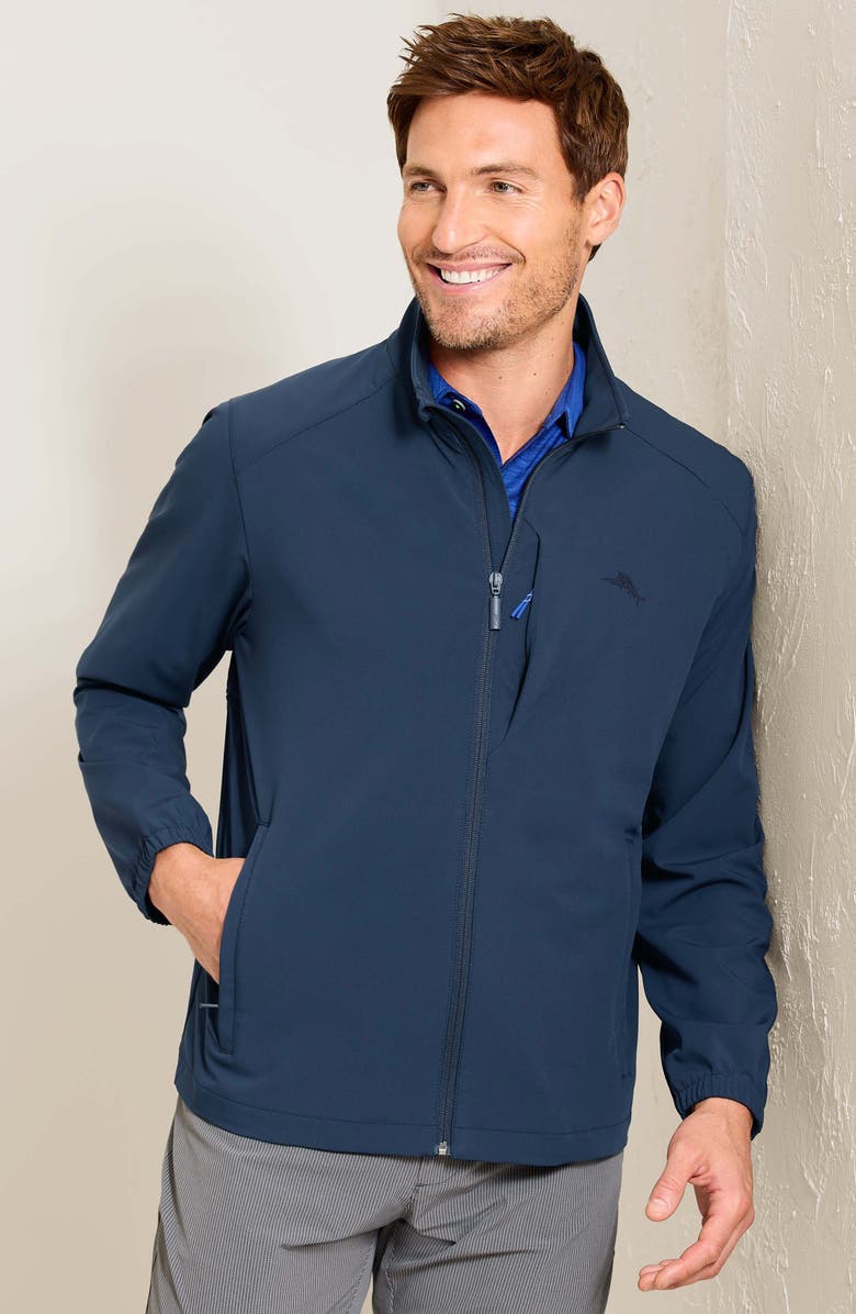 Tommy Bahama Clubhouse Pro Jacket, Alternate, color, Ocean Deep