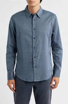 Tomlin Cotton Dobby Button-Up Shirt