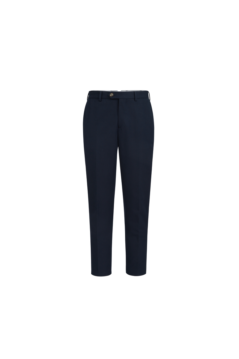 Gabardine trousers, Alternate, color, Blue