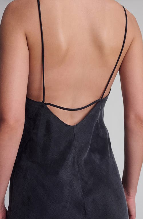 Mavi Jeans Maxi Slipdress In Black