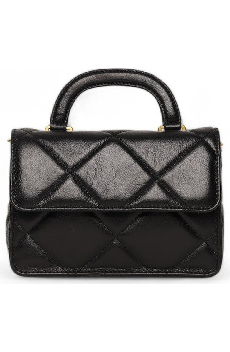 Walter Baker Genevieve Mini Top Handle Handbag, Alternate, color, Black