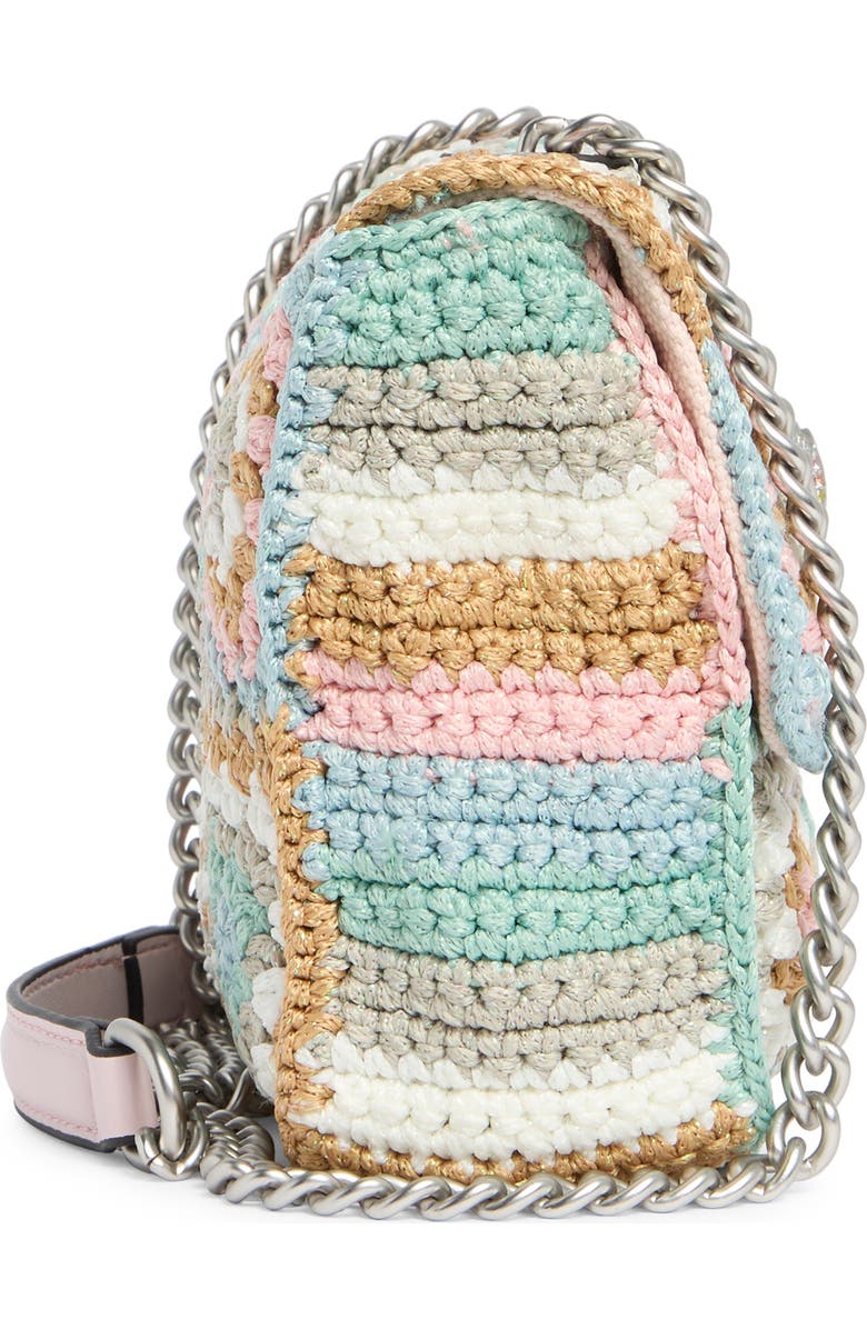 Kurt Geiger London Medium Kensington Crochet Convertible Crossbody Bag, Alternate, color,