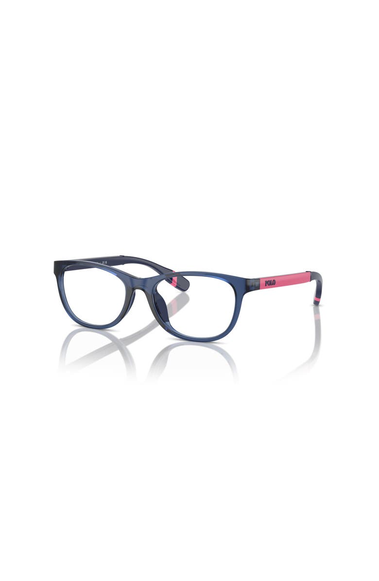 Polo Ralph Lauren 47mm Cat Eye optical glasses, Main, color, Blue