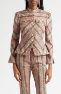 Cinq à Sept Pepper Paisley Denim Jacket