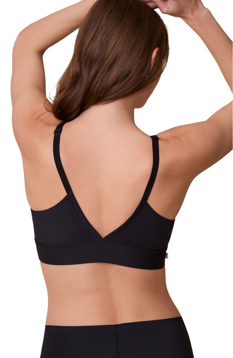 Harper Wilde Bliss Triangle Bralette, Alternate, color, Black