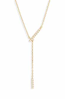 Demi Fine Cubic Zirconia Y-Necklace