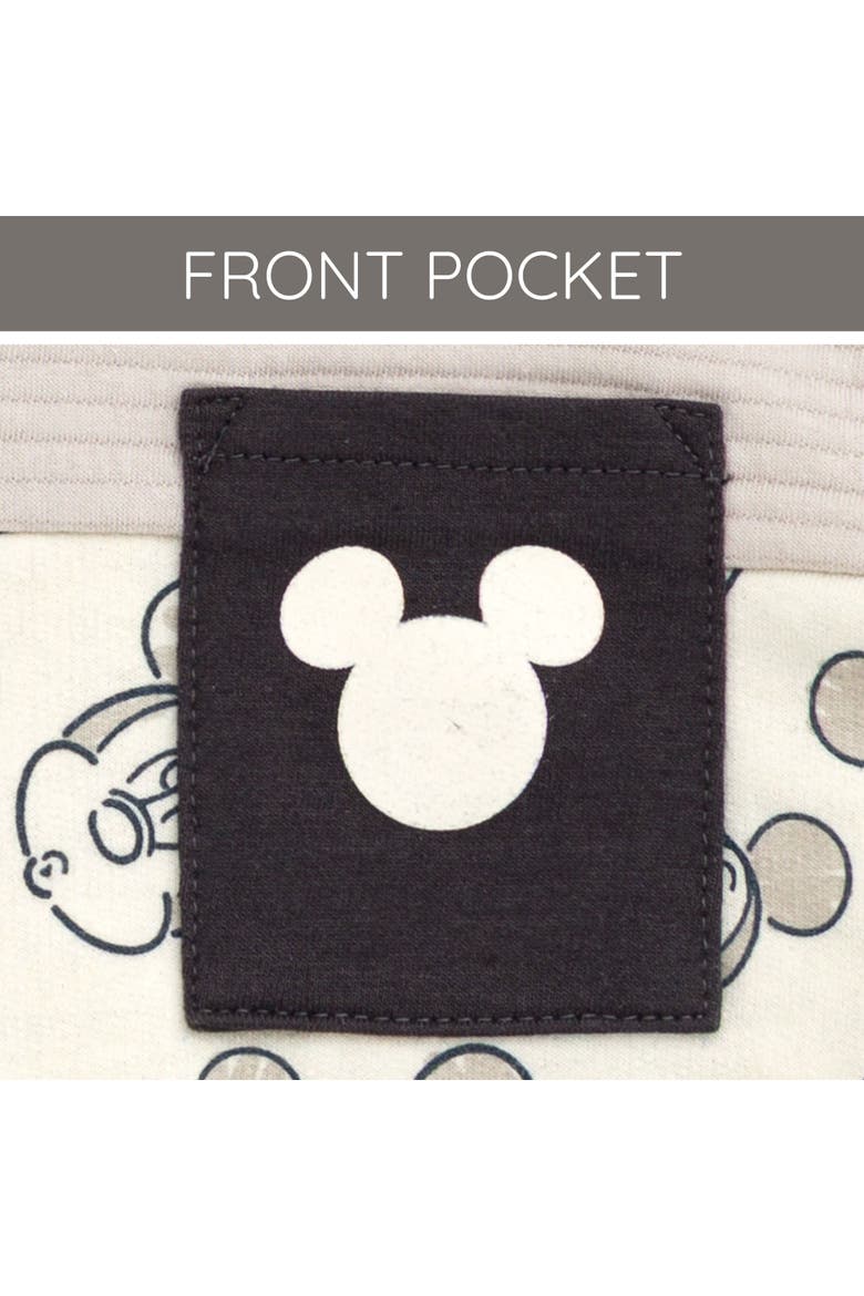 Mickey Mouse French Terry Hooded Tee and Shorts Set, Alternate, color, Mickey Dark Grey