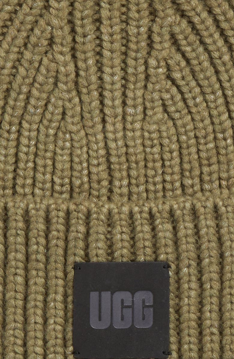 UGG<sup>®</sup> Chunky Rib Beanie, Alternate, color, Burnt Olive