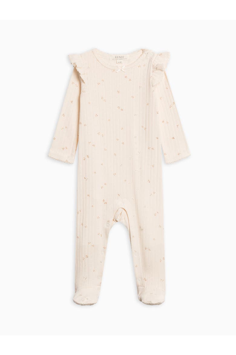 Addy Pointelle Romper, Alternate, color, Loren Floral