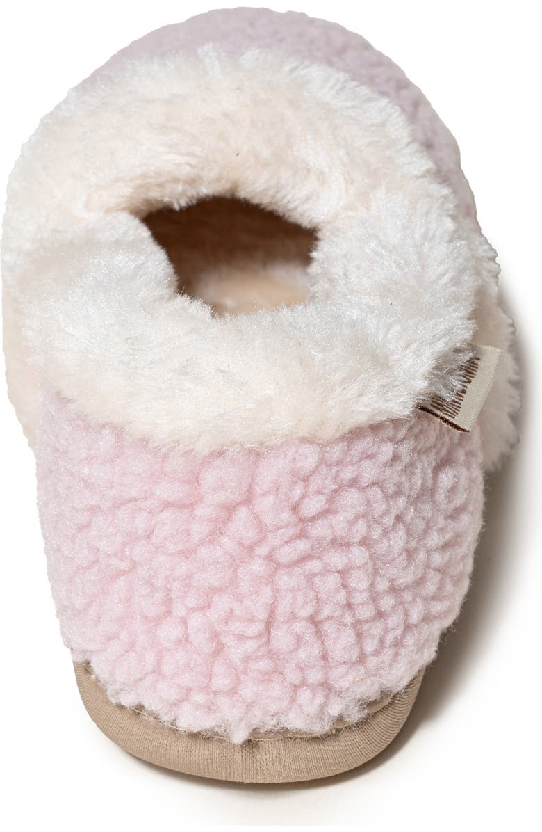 Minnetonka Kids' Daina Faux Fur Lined Slipper, Alternate, color, Pink