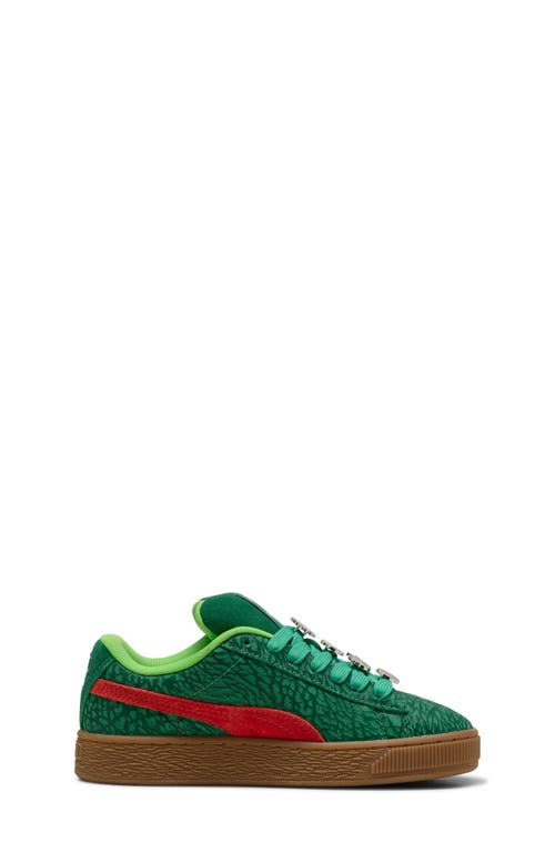 Puma X Teenage Mutant Ninja Turtles Kids' Suede Xl Sneaker In Vine-gum