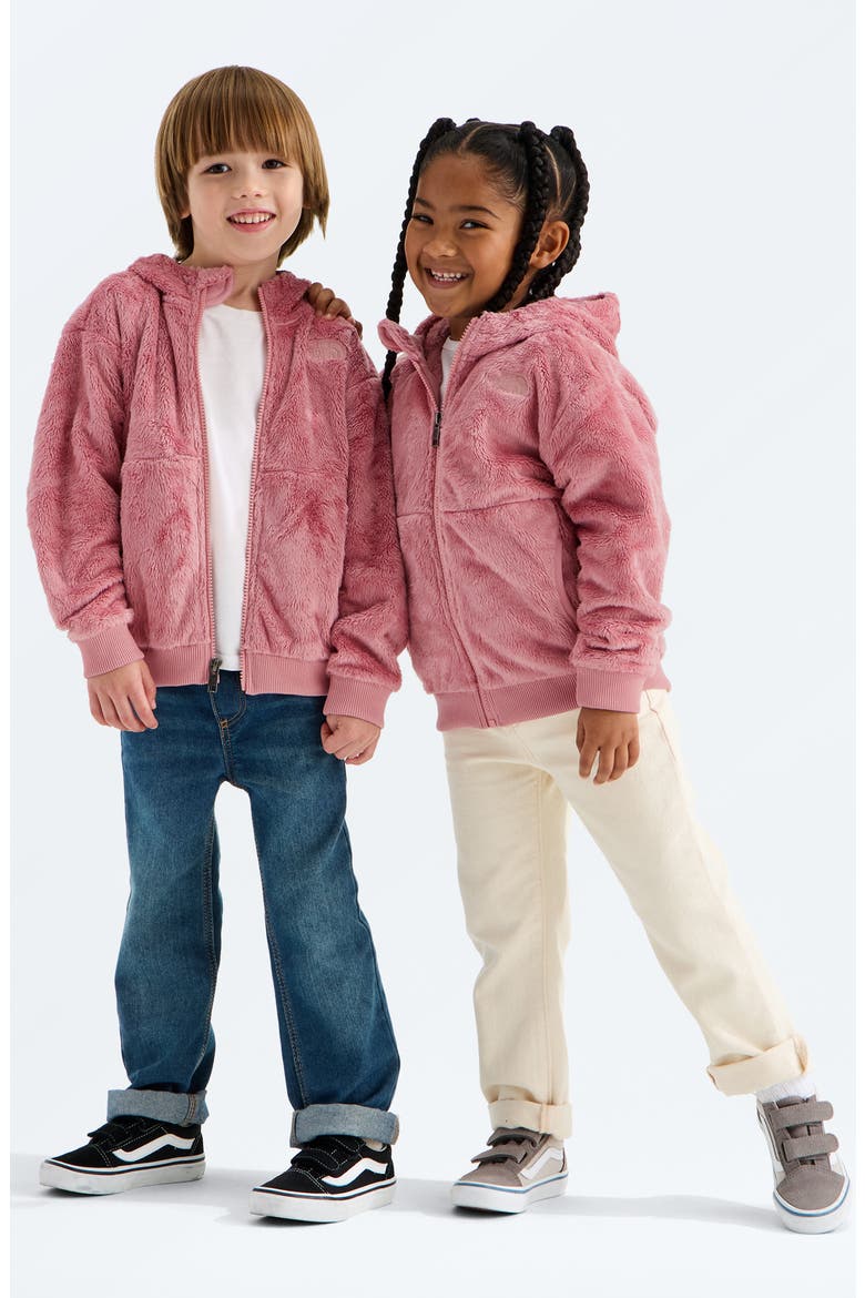 Kids' Osito Full Zip Hoodie, Alternate, color, PRIMROSE
