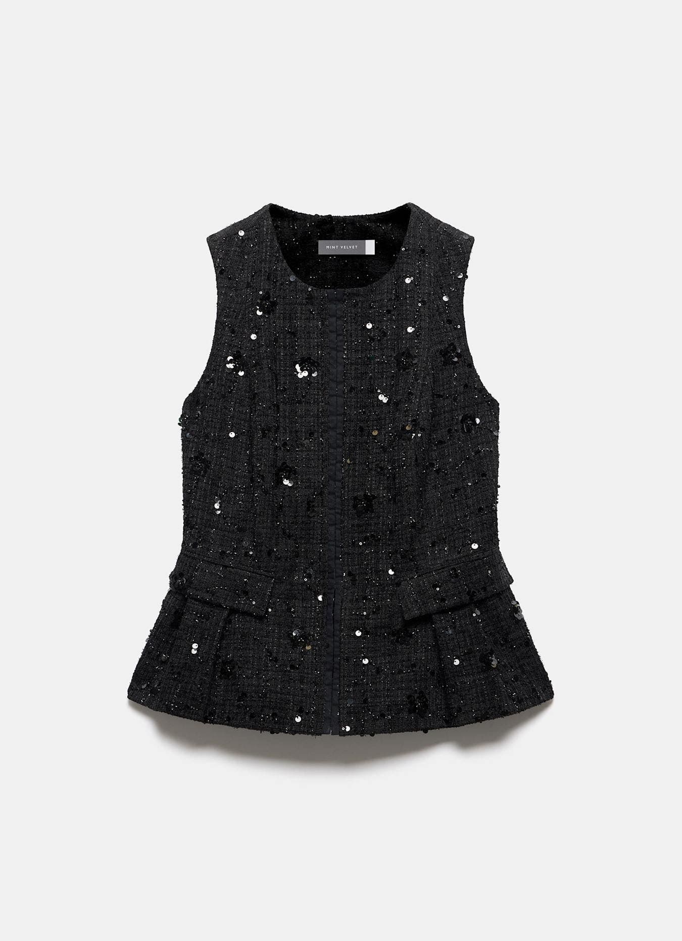 Embellished Backless Waistcoat - image 2