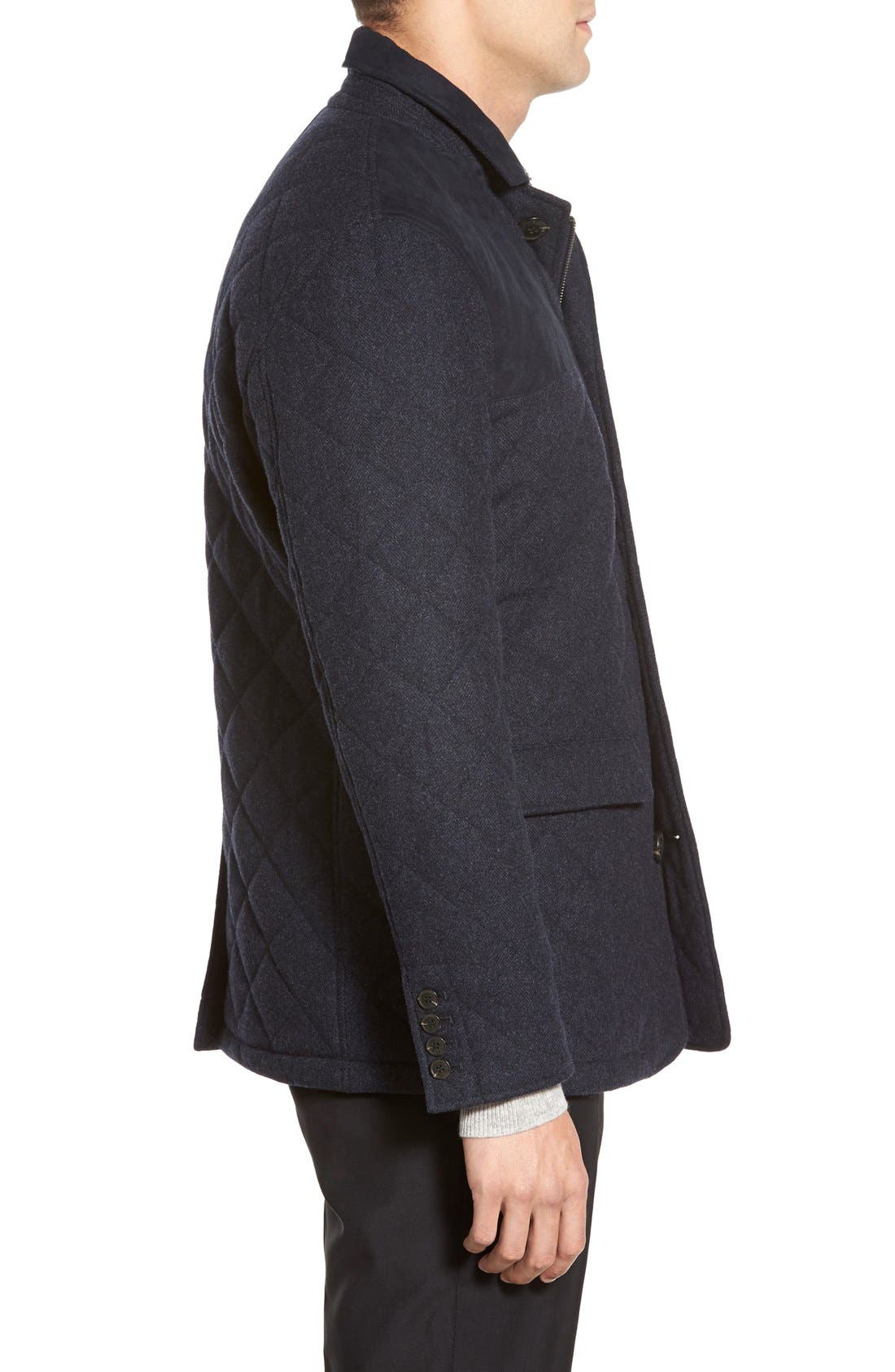 Hart Schaffner Marx 'Shooter' Wool Blend Quilted Jacket (Men ...