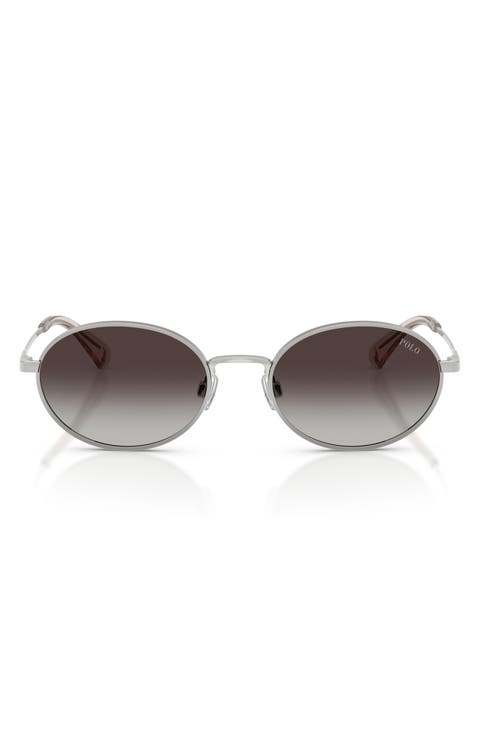 53mm Oval Sunglasses