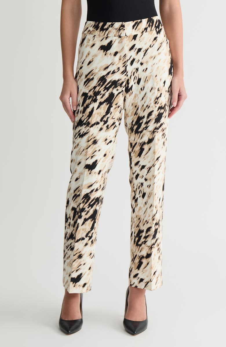 KASPER The Lily Printed Pants, Main, color, 