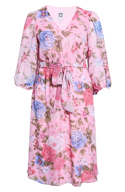 Floral Midi Dress (Plus)