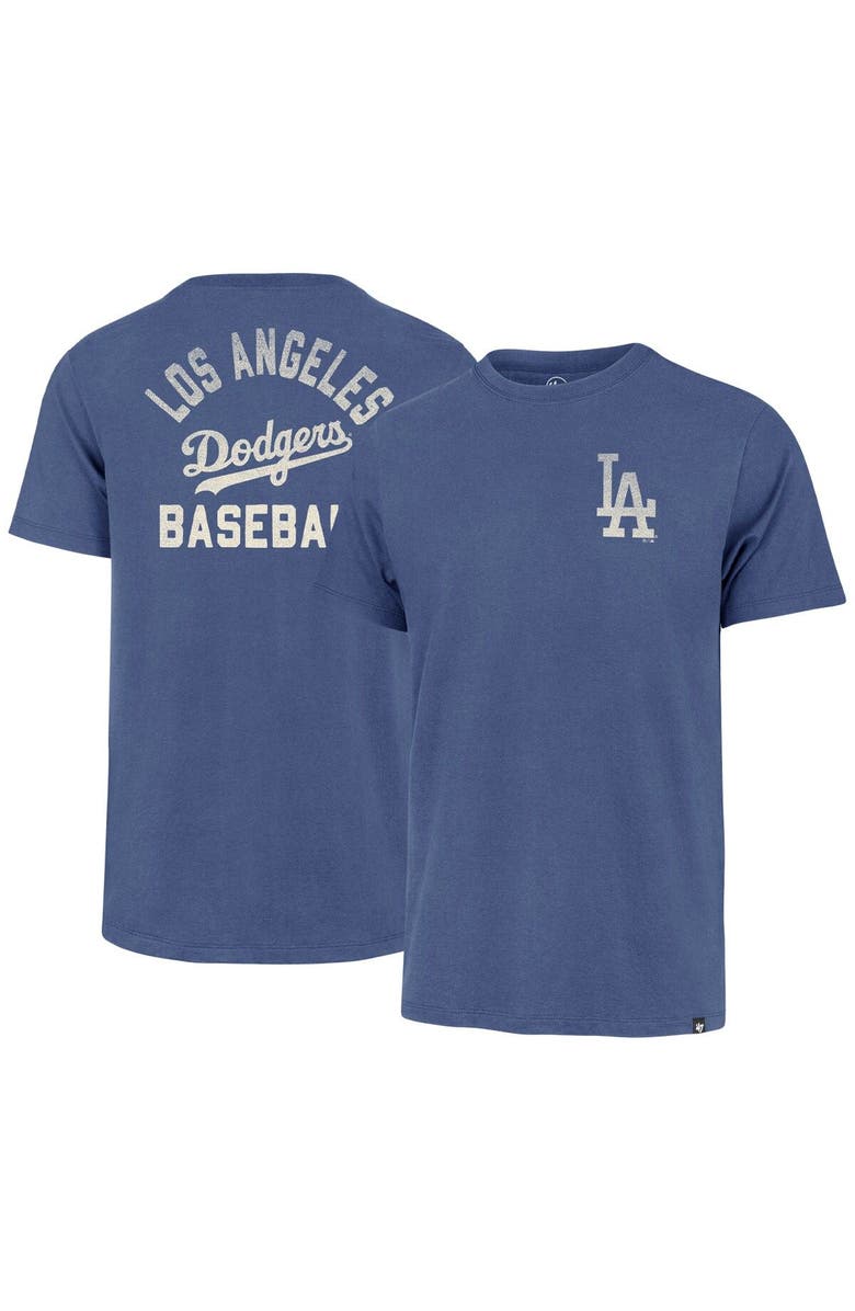 '47 Men's '47  Royal Los Angeles Dodgers Turn Back Franklin T-Shirt, Alternate, color, 