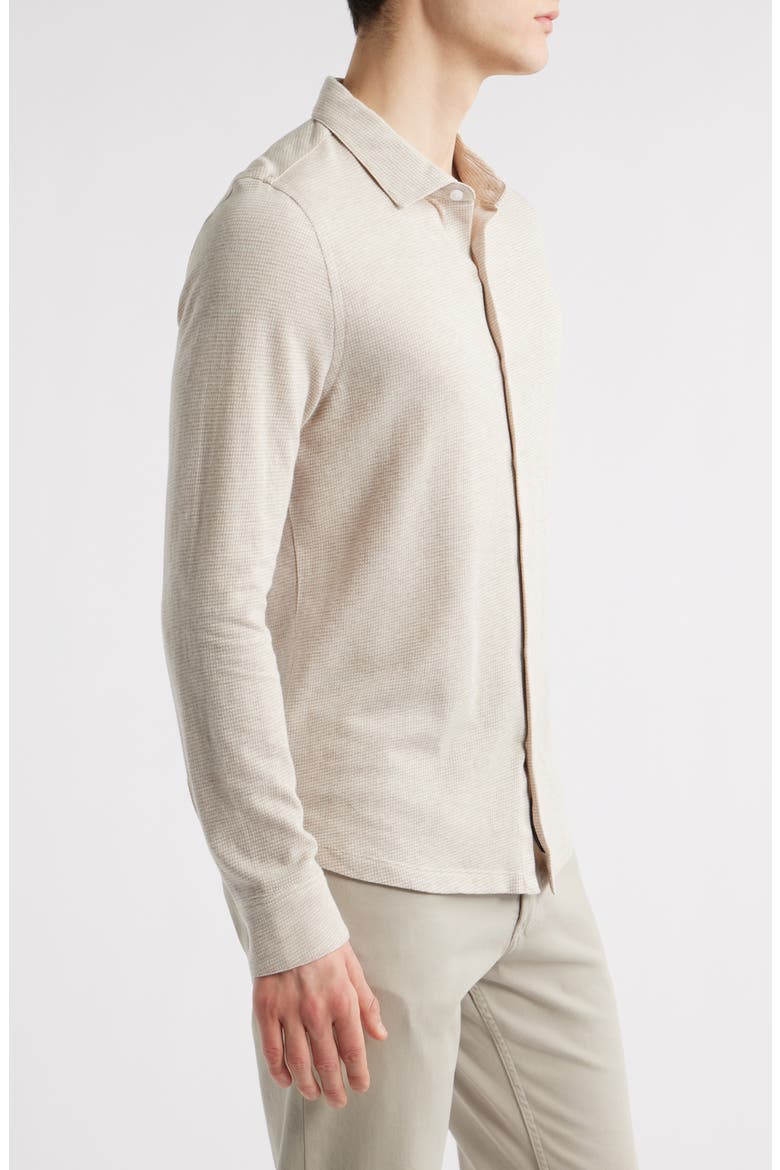 Dobston Cotton Blend Button-Up Shirt, Alternate, color, TAN