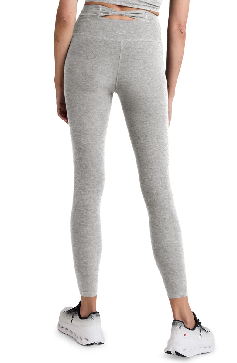 Beyond Yoga Space Dye Spin Out Leggings, Alternate, color, Silver Mist