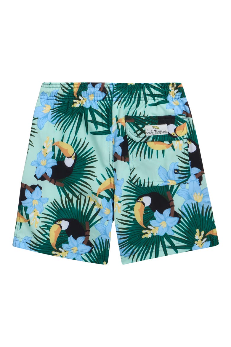 Kids' Swim Trunks, Alternate, color, MINT MULTI