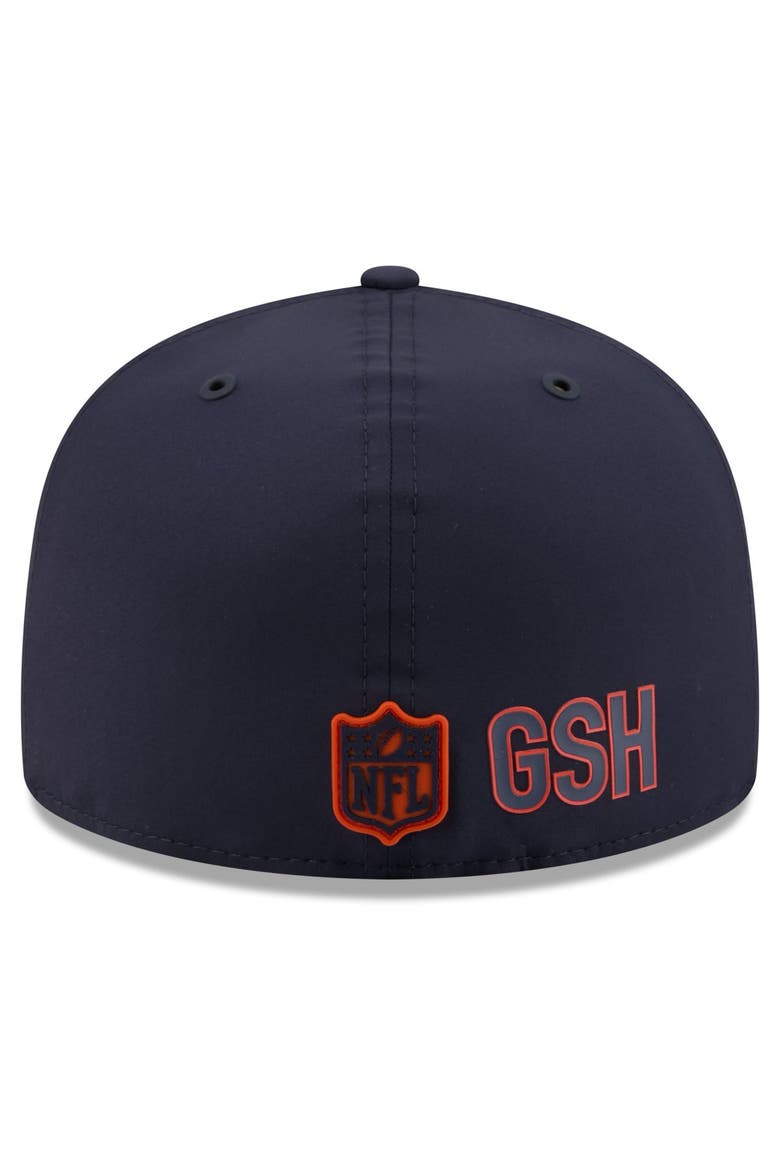 Men's New Era Navy Chicago Bears 2026 Sideline 59FIFTY Fitted Hat, Alternate, color, Navy