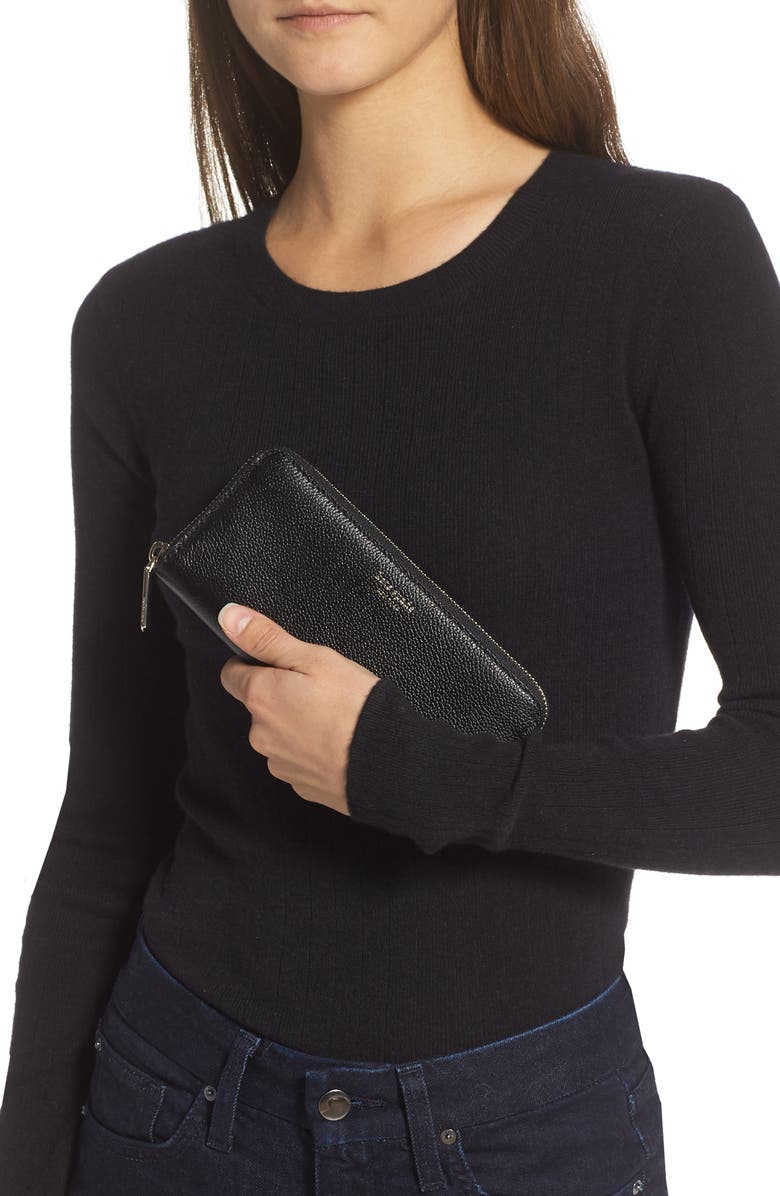 Kate Spade New York margaux leather continental wallet, Alternate, color, 