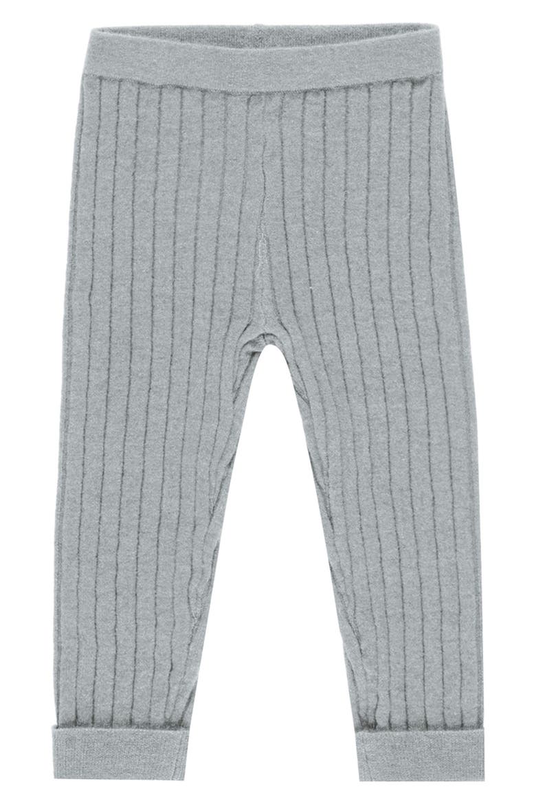 Kids' Ribbed Cuffed Leggings, Main, color, DUSTY BLUE